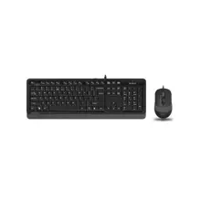 A4 Tech F1010 Q Usb Gri Fn-Mm 1600D Klavye Mouse Set