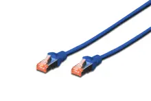 DK-1644-005/B Digitus Cat.6 Patch Kablo, S-FTP, Halogenfree, AWG 27/7, 0.5 metre, Mavi Renk