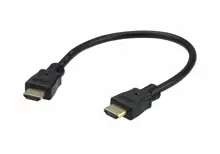 Aten-2L-7Da3H High Speed Hdmi With Ethernet Bağlantı Kablosu, 0.3 Metre, 4K, Hdmi, Hdcp 2.2&Lt;Br&Gt;0.3M High Speed Hdmi Cable With Ethernet