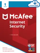 McAfee Internet Security 01 Cihaz Windows, MacOS, iOS ve Android