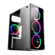 Gametech GT-003 4 Fanlı Kasa Ön Ve Yan Temperli Cam Kasa