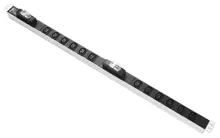 Zeytek ZE-IEC-TS09-AL 1U 9lu IEC 320 C13 Soketli grup priz, 19”, Aluminyum profil gövdeli, 1x16A sigorta korumalı, 4000 Watt, 250V Ac, 2m kablolu, DIN 49441 fişli