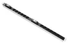 Zeytek ZE-STD-CS1842-AL 42U 18.li grup priz, Çift Devreli (9+9), Aluminyum profil gövdeli, 2ad. 1X16A Sigorta Korumalı, 250V Ac, 18xDIN49440 Soketli Schuko tip, 3,5 kW, 3x1,5mm2, 2m kablolu, DIN 49441 fişli