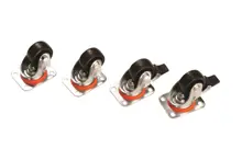 Zeytek ZE-WTKR01 Duvar Tip Tekerlek Takımı (1set= 4adet, 2ad Frenli, 2ad Frensiz)
