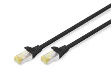 Digitus Dk-1644-A-005/Bl Cat 6A S-Ftp Patch Kablosu Lszh Cu Awg 26/7 0.50 Metre Siyah Renk