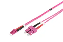 Digitus Dk-2532-05/4 Lc-Sc Fiber Optik Patch Cord Duplex Multimode Om4 50/125 5 Metre