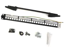 Bn-Pp-M24S-Lb Beek Modüler Boş Patch Panel, Zırhlı, 24-Port, 1U, Rack Montaj İçin Uygun, Etiketleme Alanı Mevcut