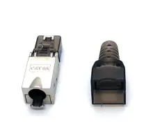 Beek Bn-Mp6A-Ft Cat6A Stp Sonlandırma Yuvası Siyah Renk Cat6A Stp Field Termination Plug With Black Colour