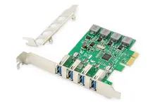 Assmann DS-30226 4-Port Usb 3.0 Pcı Express Kartı, Çip Takımı: Vl805, Low Profile Braket'Li&Lt;Br&Gt;Digitus Usb Pcı Express Add-On Card Usb3.0, Chipset: Vl805 With Low-Profile Slot Bracket