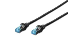 Assmann DK-1521-030/BL Patch Kablo, F-Utp, Cat. 5E, 3 Metre, Awg 26/7, Siyah Renk