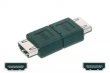 AK-330500-000-S Hdmi Adaptör, Hdmi A (19 pin) Dişi - Hdmi A (19 pin) Dişi, Siyah Renk
