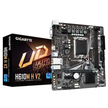 Gıgabyte H610M-H-V2 Ddr5 5600Mhz 1Xvga 1Xhdmı 1Xm.2 Usb 3.2 1700P Matx Anakart