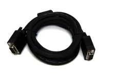 Beek BC-DSP-VG-MM-30-1 Vga Monitör Kablosu Dsub 15 Erkek Dsub 15 Erkek 30 Metre 3Coax/7C Awg28 2X Ferrite Siyah Renk