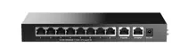 H3C MAGIC BS210T-P 8 PORT GIGABIT + 2 PORT GIGABIT UPLINK 57W POE METAL KASA SWITCH
