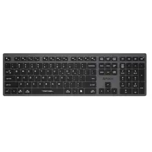 A4 Tech Fstyler Fbx50C Gri Bluetooth+2.4G Nano Fn Şarjlı Multimedya Klavye