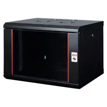 Lande LN-PR16U6045-CC Proline Serisi 16U 19 W600mm x D450mm Duvar tipi Kabinet-Siyah
