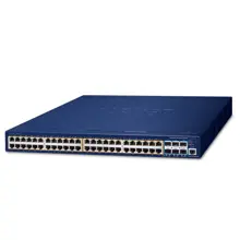 PL-SGS-6310-48P6XR L3 Stack Edilebilir Yönetilebilir Switch <br>
48 x 10/100/1000BASE-T IEEE802.3af/at PoE+ port (Port başına 30.8 watt) (PoE Güç Bütçesi maks. 740 Watt)<br>
6 x 10G SFP+ port<br>
55V DC Yedek Güç<br>
1 x 