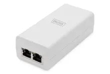 DN-95132 Digitus Gigabit Ethernet Aktif PoE+ Injektor, 802.3at, 30 W, beyaz renk<br>
Digitus Gigabit Ethernet Active PoE+ Injektor, 802.3at, 30 W, white