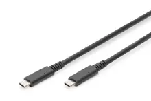 AK-300343-008-S Digitus USB 4.0 Bağlantı Kablosu, USB Tip C <-> USB Tip C, maksimum çözünürlük 8K@30Hz, PD3.0, 40Gbits/s, 0.8 metre, siyah renk<br>
Digitus USB 4.0 Connection Cable, Type - C to Type - C, maximum resolution 8K@30Hz, PD3.