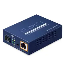 PL-GUP-805A-95W 100/1000BASE-X SFP to 10/100/1000BASE-T 802.3bt PoE++ Media Converter (95 Watts) 