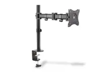 DA-90361 Digitus Tek Ekran Taşıyabilen Askı Aparatı, 15 - 27 inç TFT Ekran, Yukarı Aşağı Hareket 45 Derece, Dönüş Açısı 360 Derece, Maksimum Yük Kapasitesi 1 x 8kg, VESA 100 x 100mm<br>
Digitus Universal Single Monitor Clamp Mount, 15-27&quot