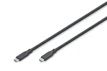 AK-300342-020-S Digitus USB Silikon Bağlantı Kablosu, USB 20Gbps, USB 3.2 Gen1, 5G, 100W, 4K, 2 metre, 
siyah renk<br>
Digitus USB Silicone Cable, USB 20Gbps, USB-C - USB-C 2m, USB 3.2 Gen1, 5G, 100W, 4K, 2m, black