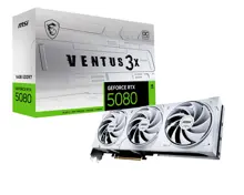 MSI VGA GEFORCE RTX 5080 16G VENTUS 3X OC PLUS RTX5080 16GB GDRR7 256 B DX12 PCIE 5.0 X16 (3XDP 1XHDMI)