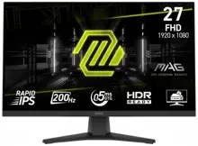 27 MSI MAG 272F 0.5MS 200HZ FHD IPS MONITOR