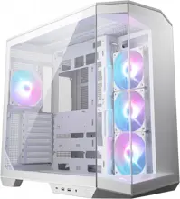 MSI MAG PANO 100R PZ WHITE Temperli Cam 3x120mm 1x120mm ARGB Fan ATX Beyaz Panoramik Gaming Bilgisayar Kasası