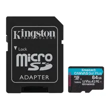Kingston 64GB mSD Canvas Go+ SDCG4/64GB
