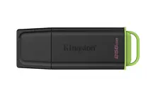 Kingston DTXG2/256GB - 256GB Portable USB 3.2 Gen 1 DataTraveler Exodia Black-Green Flash Bellek