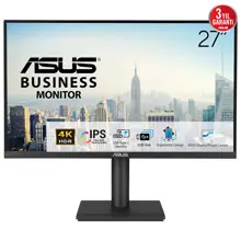 ASUS KURUMSAL VA27UCPS 27 4K IPS HDR 3840 X 2160 5MS 60HZ 350CD DP HDMI USB-C HOPARLÖR VESA 3YIL ELMB SYNC PD 65W PIVOT MONITÖR