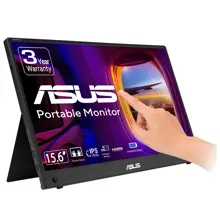 ASUS ZENSCREEN MB16AMTR 15.6 IPS 1920X1080 5MS 60HZ 250CD MINI-HDMI USB-C HOPARLÖR 3YIL 10 PARMAK DOKUNMATIK DAHILI BATARYA USB-C TO A ADAPTOR EYECARE TAŞINABILIR USB MONITOR
