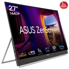 ASUS ZENSCREEN MB27ACF 27 IPS 2560X1440 5MS 100HZ 300CD HDMI USB HOPARLÖR VESA 3YIL 99% SRGB TAŞIMA KOLU/AYAK STAND TASARIM PD 70W PIVOT TAŞINABILIR MONITÖR