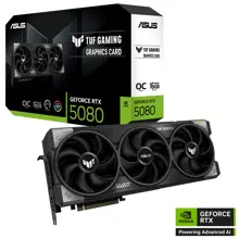 ASUS VGA TUF-RTX5080-O16G-GAMING-NVIDIA-GEFORCE-RTX 5080-16GB GDDR7-256bit--OC-2xHDMI-3xDP-RGB-DLSS4 EKRAN KARTI