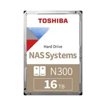 TOSHIBA MN11ACA16TS - N300 16 TB N300 7200RPM SATA3 512MB  7/24  1-8  Yuvalı  Nas için