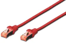 DK-1644-010/R Digitus Cat.6 Patch Kablo, S-FTP, Halogenfree, AWG 27/7, 1 metre, Kırmızı Renk