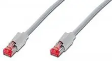 DK-1643-A-010 Digitus CAT 6A S-FTP/PIMF (Pairs in metal foil) Patch Kablosu, 1 metre, LSOH, AWG 27/7, gri renk DRAKA UC 900 SS FRNC, HIROSE TM21 