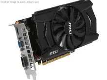 Msi N750Ti TF 2GD5/OC Gaming, GTX 750 Ti, 2 GB, GDDR5, 128 Bit, Ekran Kartı