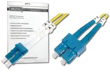 DK-2932-03 Digitus LC-SC Fiber Optik Patch Kablo, 3 metre, Singlemode, Duplex, 09/125