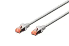 DK-1644-300 Digitus Cat.6 Patch Kablo, S-FTP, Halogenfree, AWG 27/7, 30 metre, Gri Renk