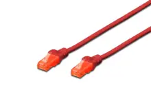 BC-U6010R Beek CAT. 6 Patch Kablo, U/UTP, 1 metre, AWG 26, Kırmızı Renk