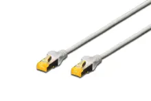 BC-S6A0025 Beek CAT 6A SFTP/PIMF (Pairs in metal foil) Patch Kablosu, LSOH, 0,25 metre, AWG 26, Gri Renk