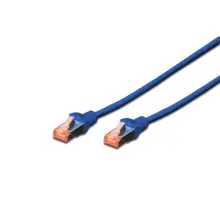DK-1644-100/B Digitus Cat.6 Patch Kablo, S-FTP, Halogenfree, AWG 27/7, 10 metre, Mavi Renk