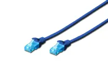 BC-U5030B Beek CAT. 5E Patch Kablo, U/UTP, 3 metre, AWG 26, Mavi Renk