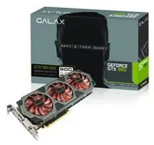 GALAX, GTX980 SOC, 4GB, GDDR5, 256 Bit, Ekran Kartı  - (98NQH6DNC7VZ)