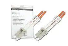 DK-2533-15 Digitus LC-LC Fiber Optik Patch Kablo, 15 metre, Multimode, Duplex, 50/125 