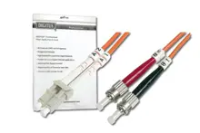 DK-2531-01 Digitus LC-ST Fiber Optik Patch Kablo, 1 metre, Multimode, Duplex, 50/125