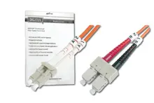DK-2632-20 Digitus LC-SC Fiber Optik Patch Kablo, 20 metre, Multimode, Duplex, 62.5/125 