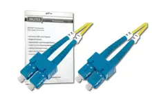 DK-2922-10 Digitus SC-SC Fiber Optik Patch Kablo, 10 metre, Singlemode, Duplex, 09/125